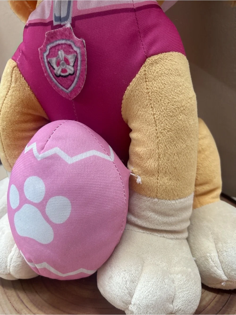 PAW Patrol Skye Jumbo Plush Easter Bunny Ears Egg Nickelodeon 2019 24” Large